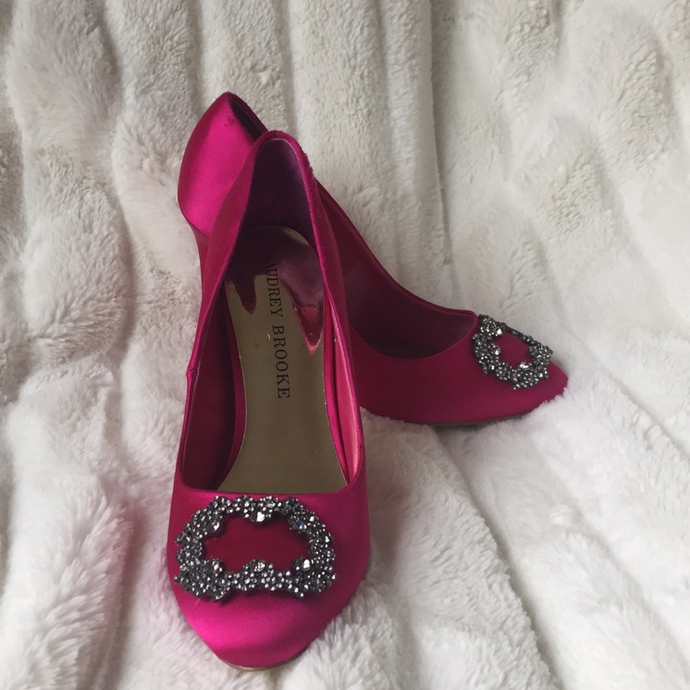 Audrey Brooke Pink Shoes Bella Pump